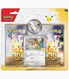 Pokémon blister Eevee 30° Anniversario ITA - Blister 2 Buste + Promo Eevee